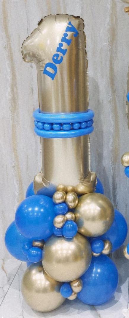 Number Bouquet Towers