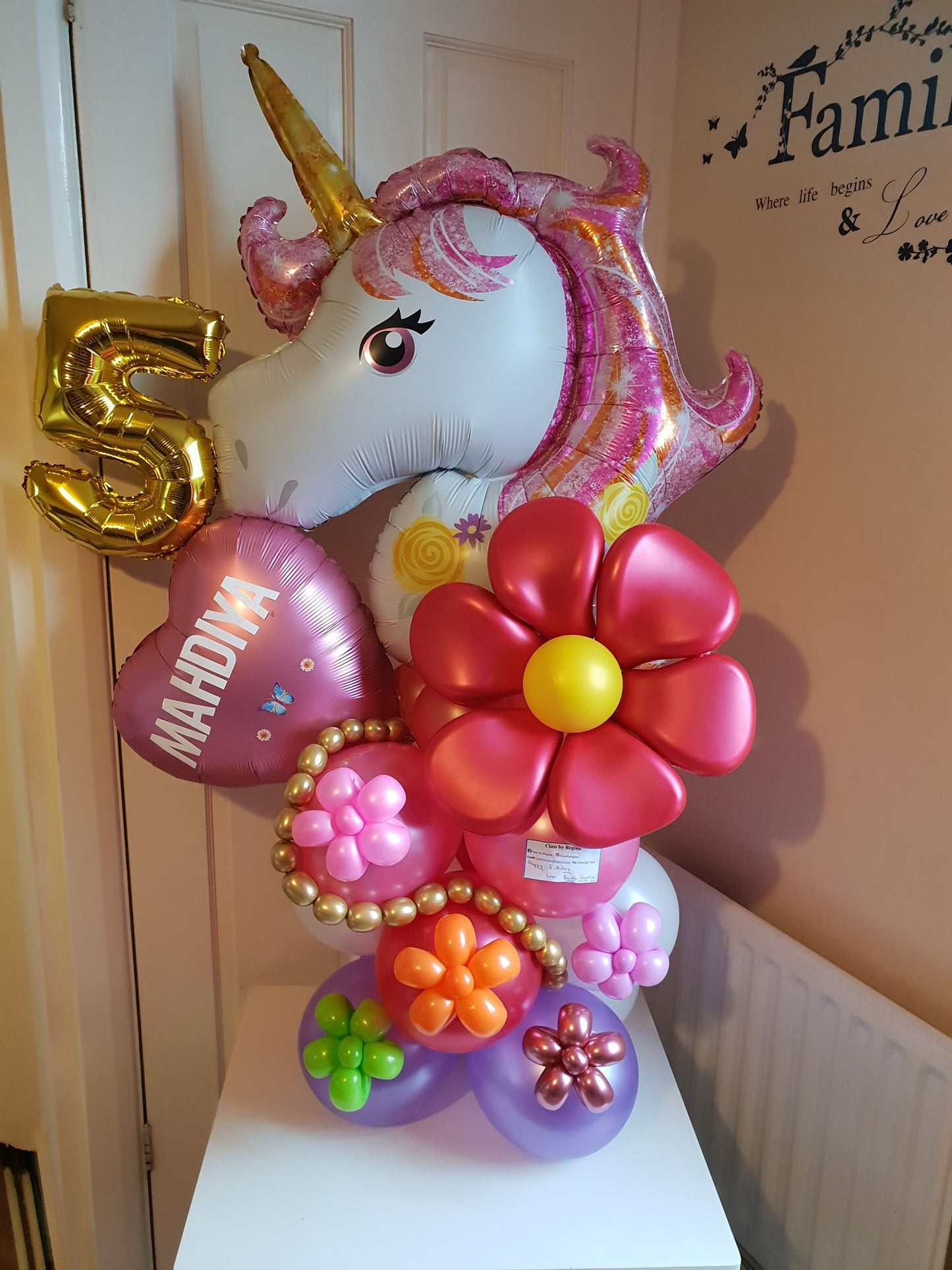 Unicorn Balloon Bouquet