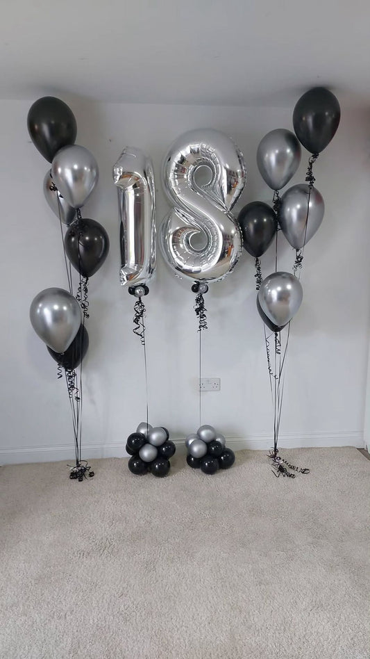 Birthday Balloon Number Set