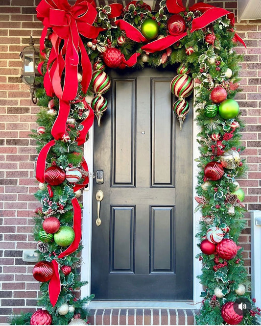 Festive Door Dressing