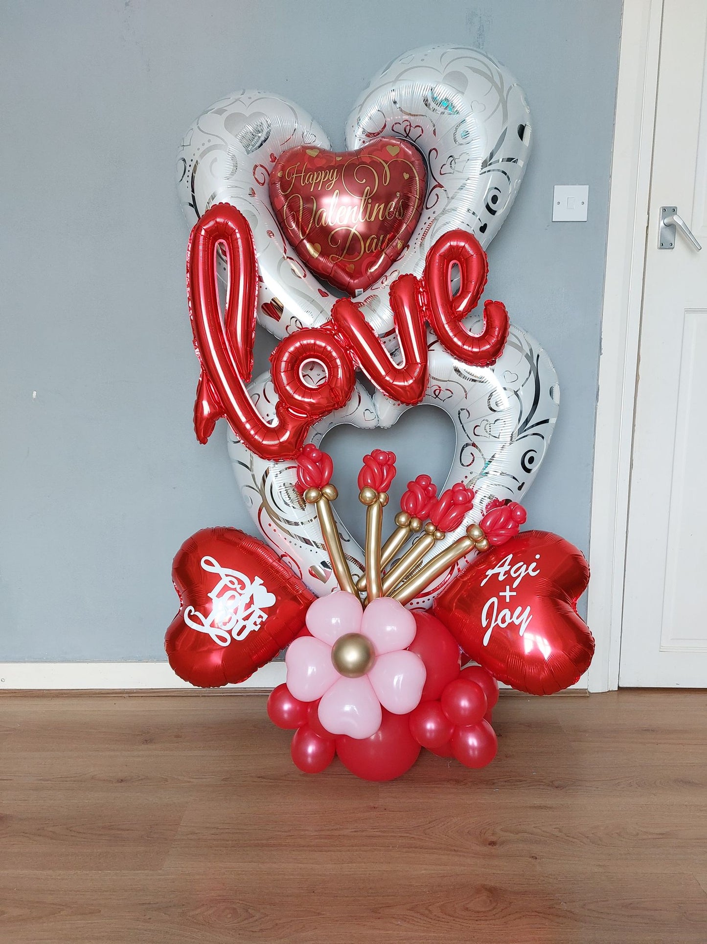 Valentine's Balloon Bouquet