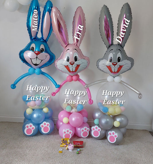 Filled Stuffed Balloon Bunnies