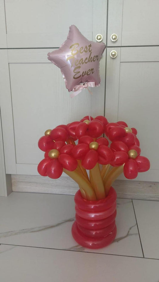 Balloon Flowers For Teacher